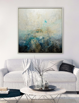 AQUARIUS - Canvas Painting by NOVOCUADRO ART COMPANY - view 3